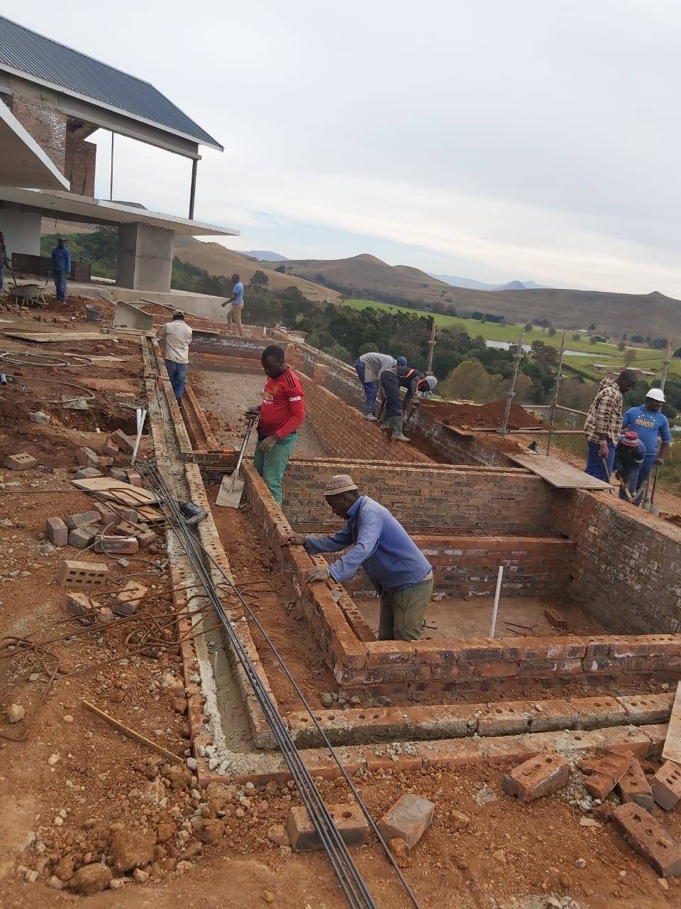 Completed construction project