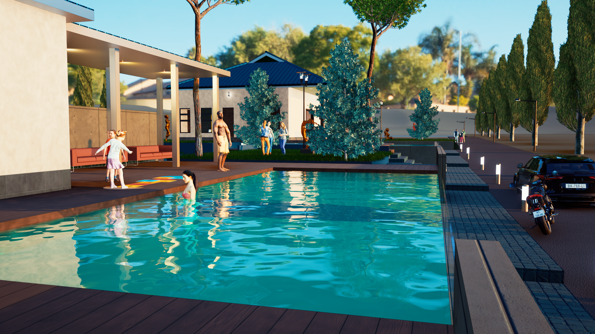 Construction management splash visual