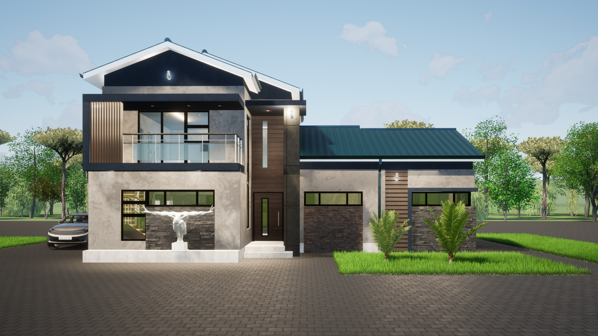 Land surveying splash visual